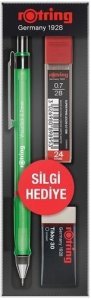 Rotring Visuclick Versatil Uçlu Kalem Seti 0.5 mm Kalem+Silgi+Uç Yeşil