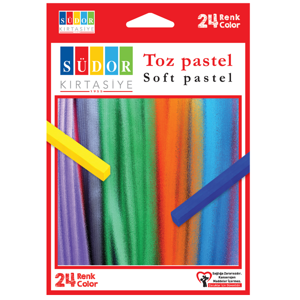 Südor Toz Pastel Boya 24 Renk
