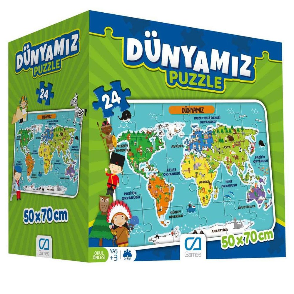 Ca Puzzle Dünyamız Eğitici