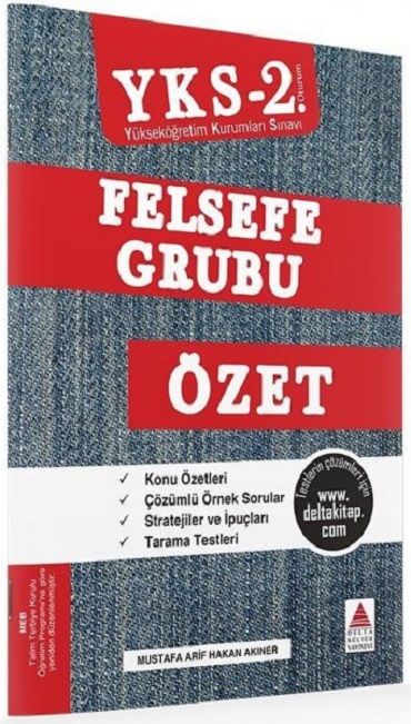 Delta Kültür Yayınevi YKS FELSEFE ÖZET (2.OTURUM)