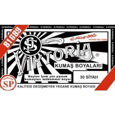 Victoria Kumaş Boyası-Siyah