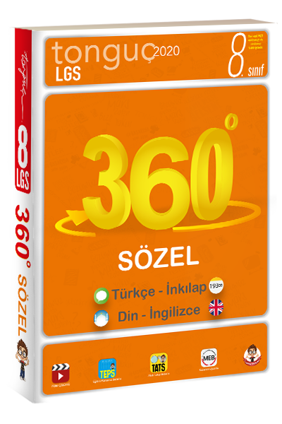 Tonguç 8. Sınıf 360 Soru Bankası Sözel