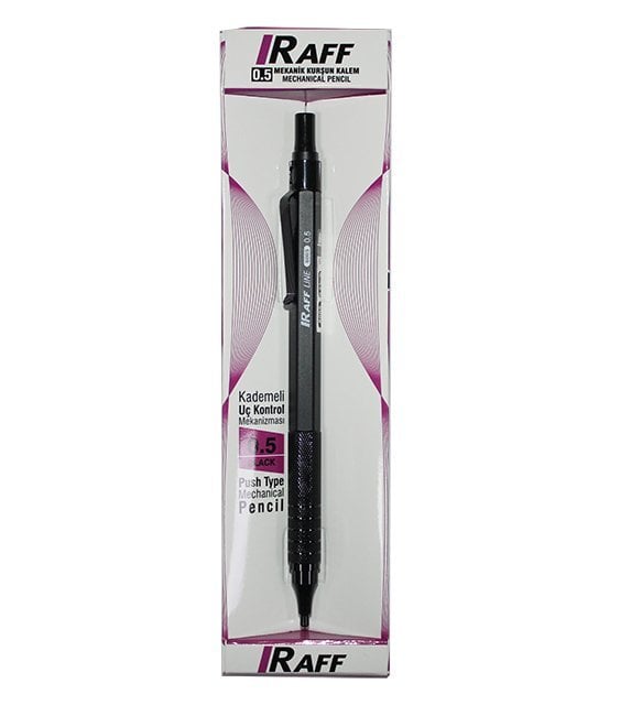Raff 8007 Versatil Uçlu Kalem 0.7 mm Siyah