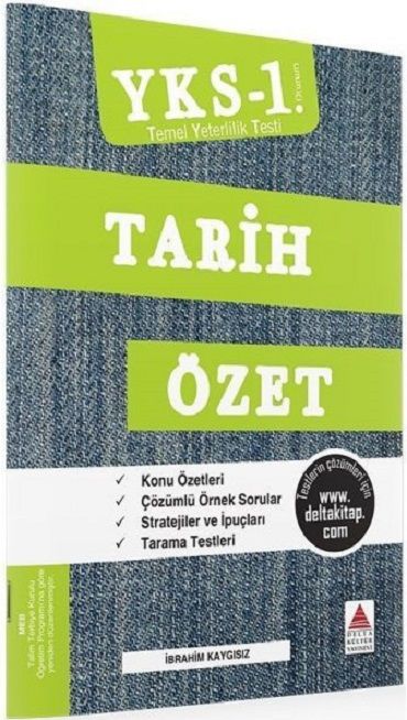 Delta Kültür Yayınevi YKS TARİH ÖZET (1.OTURUM)