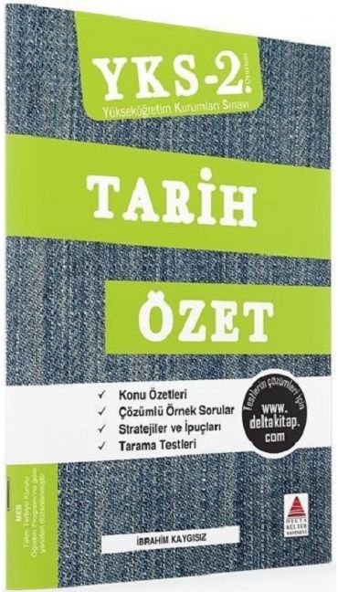 Delta Kültür Yayınevi YKS TARİH ÖZET (2.OTURUM)