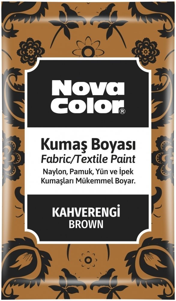 Nova Color Kumaş Boyası Toz 12 Gr Kahverengi Nc-905