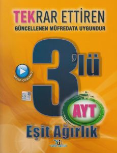 Yayın Denizi AYT Eşit Ağırlık Tekrar Ettiren Özel 3 lü Deneme