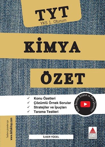Delta Kültür Yayınevi YKS TYT KİMYA ÖZET (1.OTURUM)