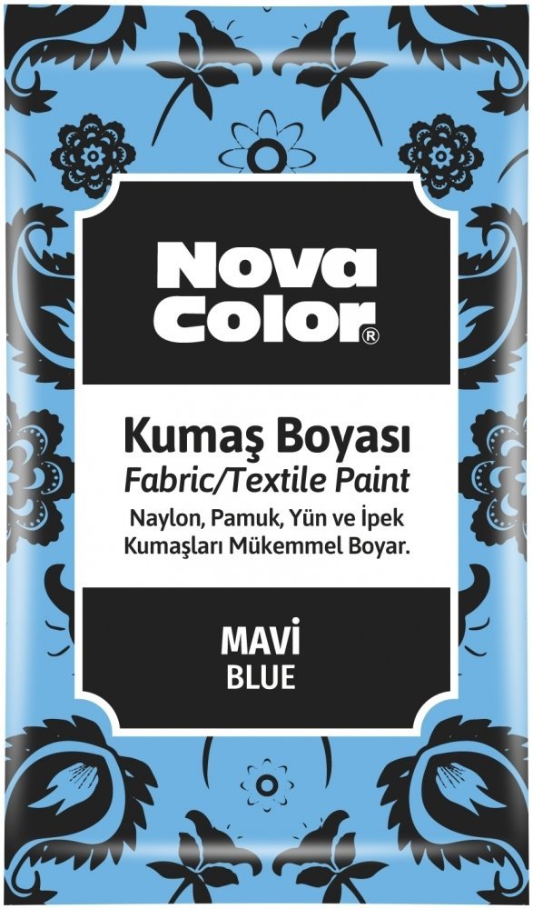 Nova Color Kumaş Boyası Toz 12 Gr Mavi Nc-902