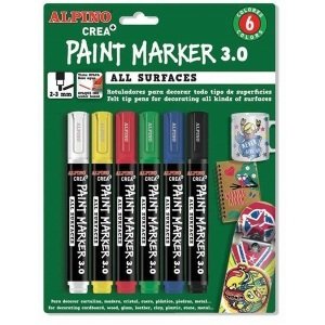 Alpino Crea Paint Marker 3.0 6'lı