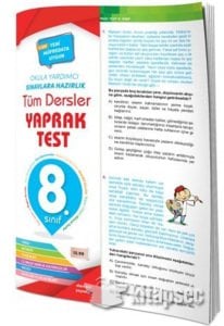 8.Sınıf Element Yayınları Tüm Dersler Yaprak Test