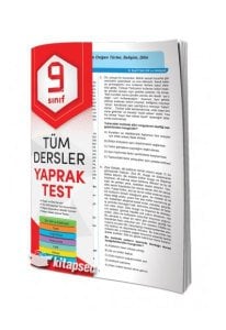 9.Sınıf Element Yayınları Tüm Dersler Yaprak Test