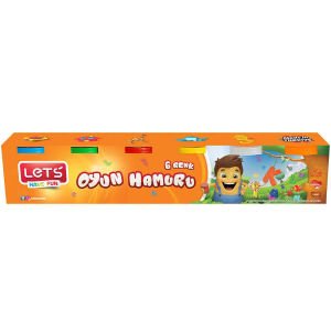 Lets Oyun Hamuru 6 Renk 690 Gr L8450