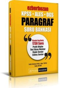 KPSS ALES DGS PARAGRAF EZBERBOZAN SORU BANKASI