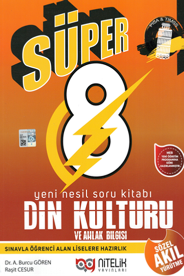 Nitelik 8.Sınıf Yeni Nesil Süper 8 Din Kültürü Soru Bankası