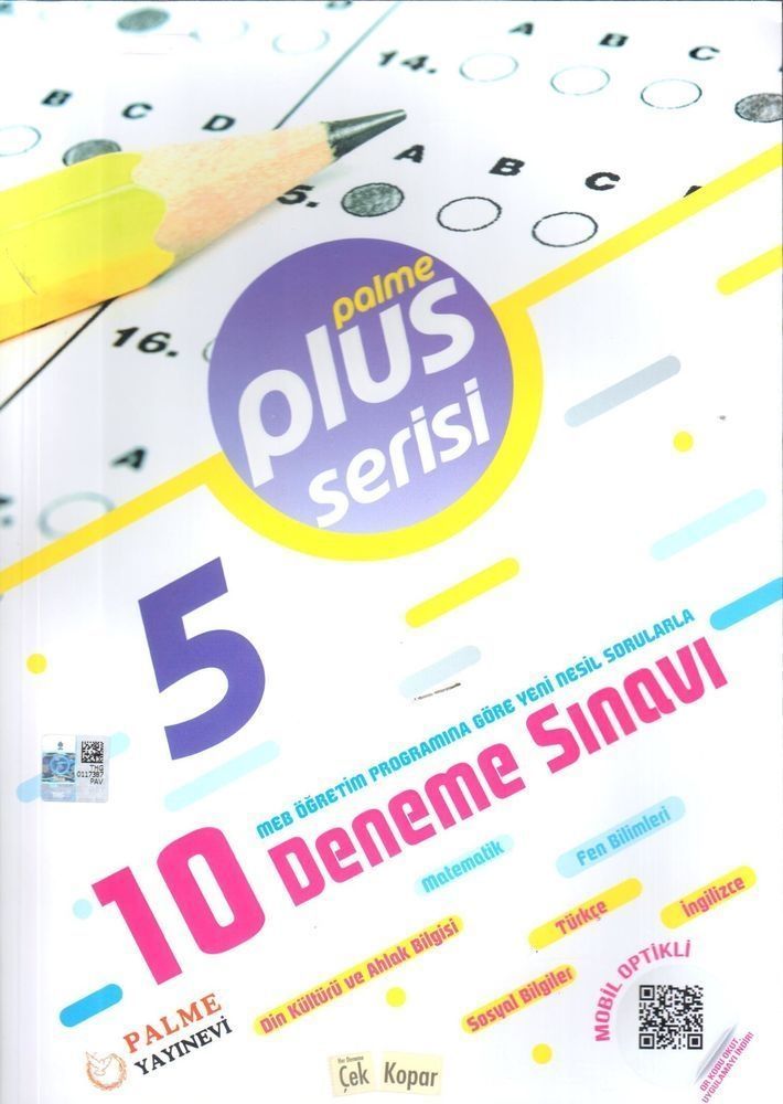 Palme 5.Sınıf Plus Serisi 10'Lu Deneme Sınavı