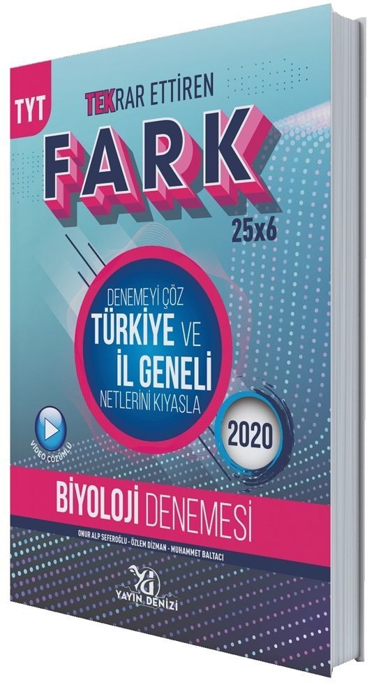 Yayın Denizi TYT Biyoloji Fark Tekrar Ettiren 25 x 6 Denemesi