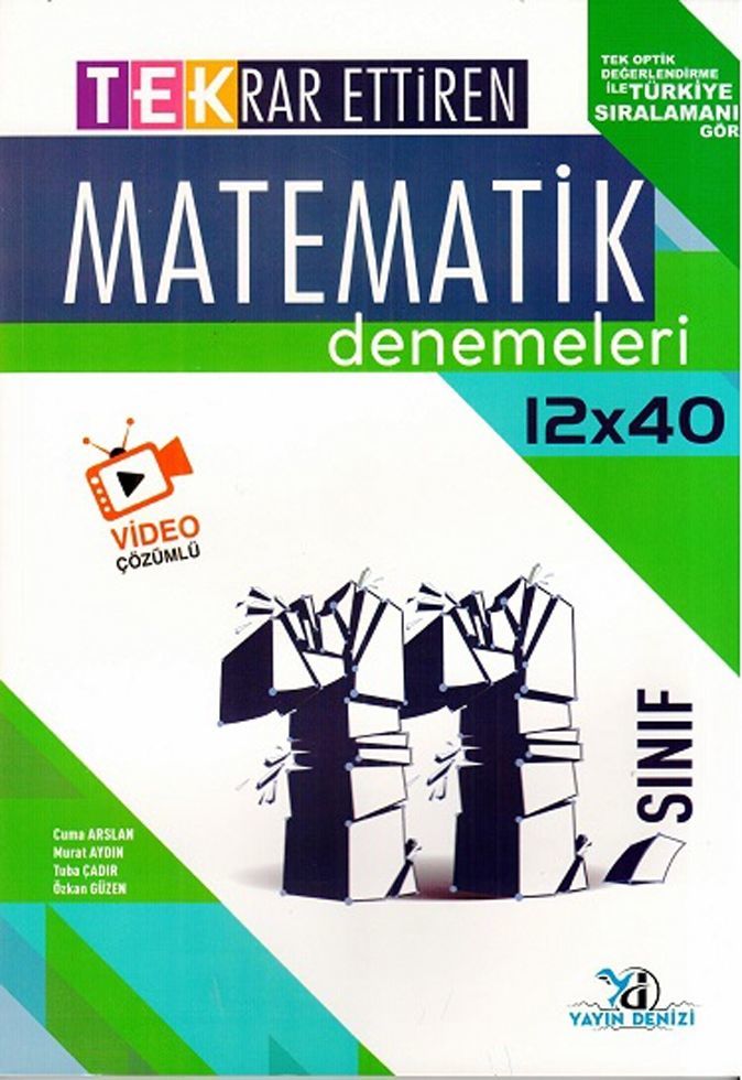 Yayın Denizi 11. Sınıf Matematik TEK Serisi 12 x 40 Denemeleri