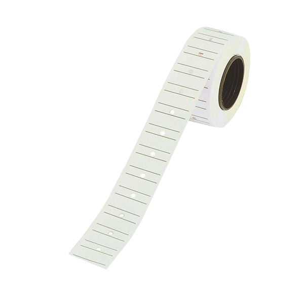 Tanex Fiyat Etiketi Çizgili 12x21 mm Beyaz 6 Rulo