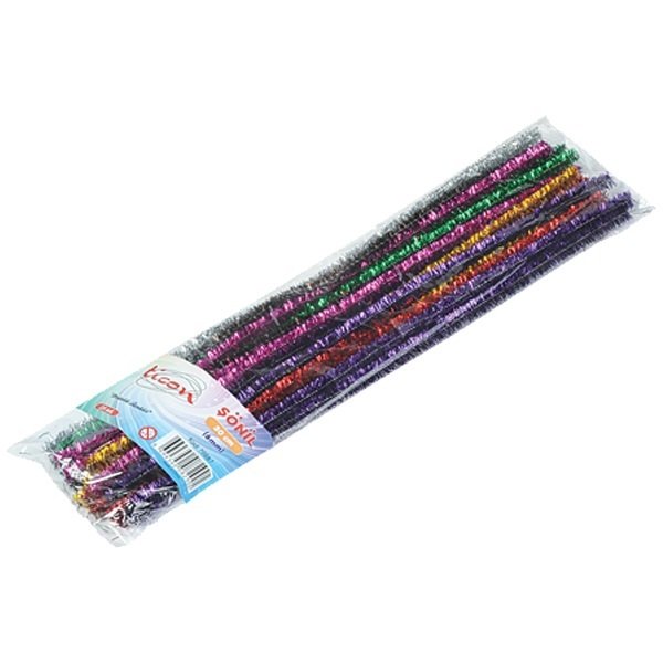 Ticon Simli Metalik Şönil 30 cm 25'li