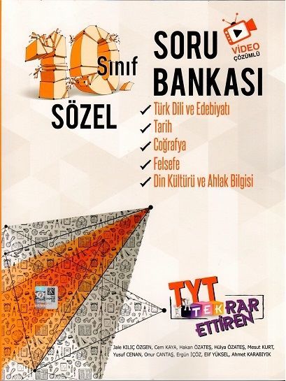 Yayın Denizi 10. Sınıf Sözel Tüm Dersler TEK Serisi Soru Bankası