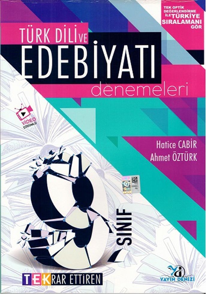 Yayın Denizi 9. Sınıf Türk Dili ve Edebiyatı TEK Serisi Denemeleri
