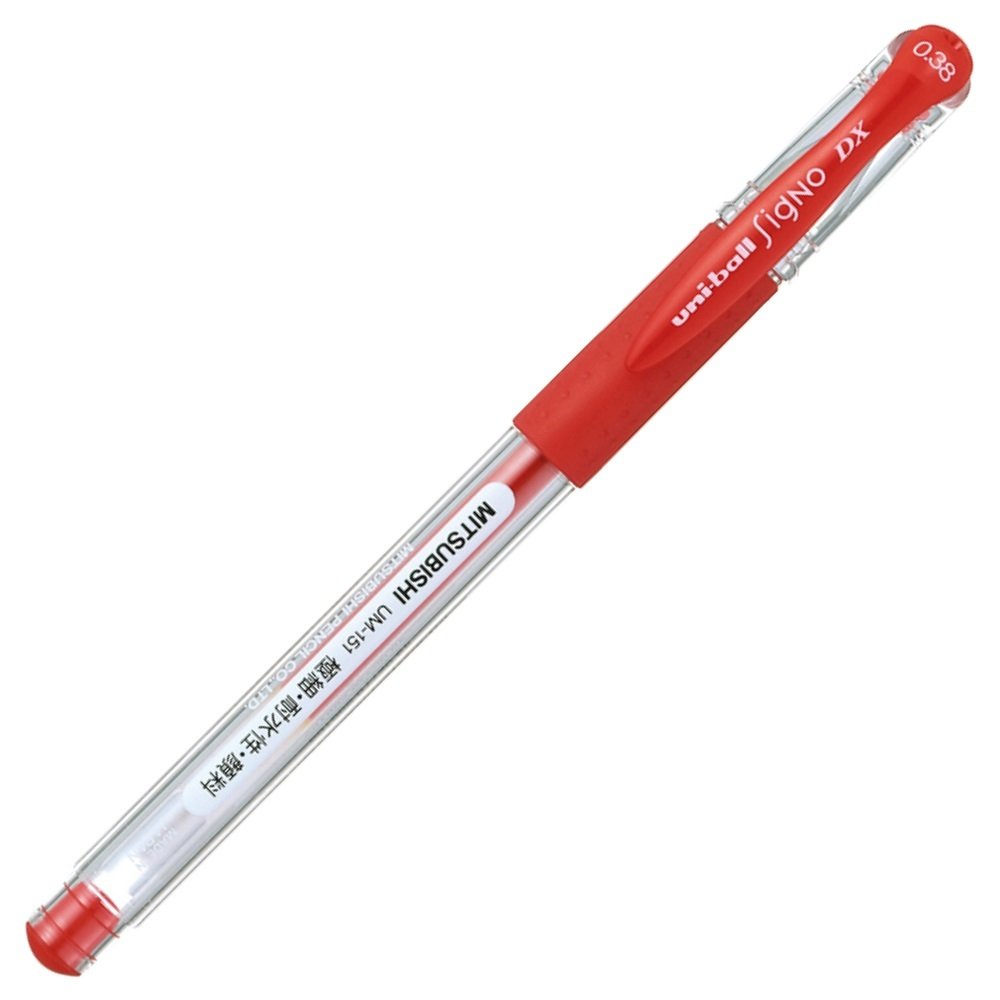 Uniball Signo DX Jel Kalem 0.38 mm Kırmızı (UM-151)