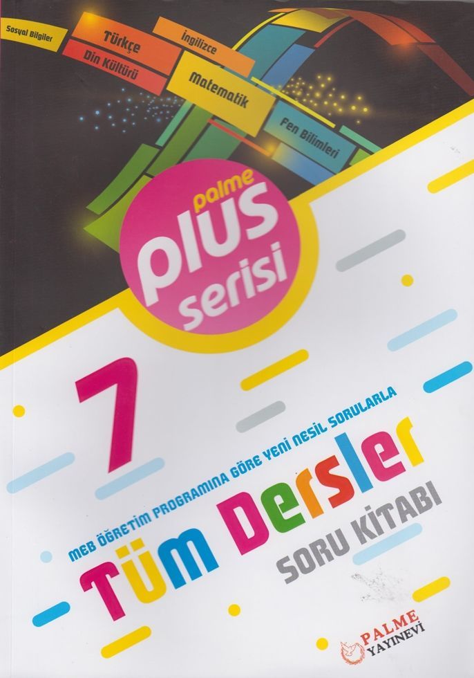 Palme 7.Sınıf Plus Serisi Tüm Dersler Soru Bankası