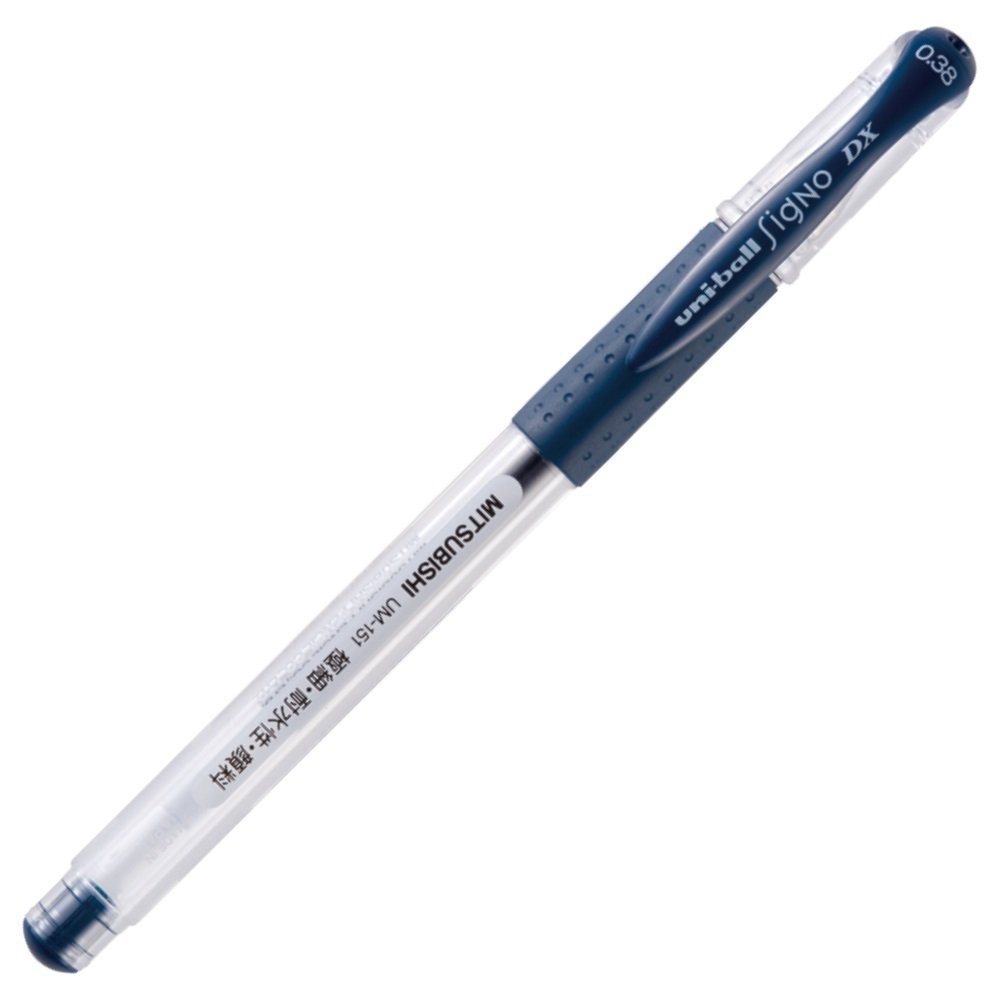 Uniball Signo DX Jel Kalem 0.38 mm Mavi-Siyah (UM-151)