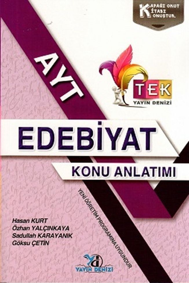 Yayın Denizi TEK Serisi AYT Edebiyat Konu Anlatımı Cep Kitabı