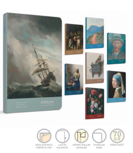 Gıpta Art Master Sert Kapak Defter 17x24 120 yp. Çizgili