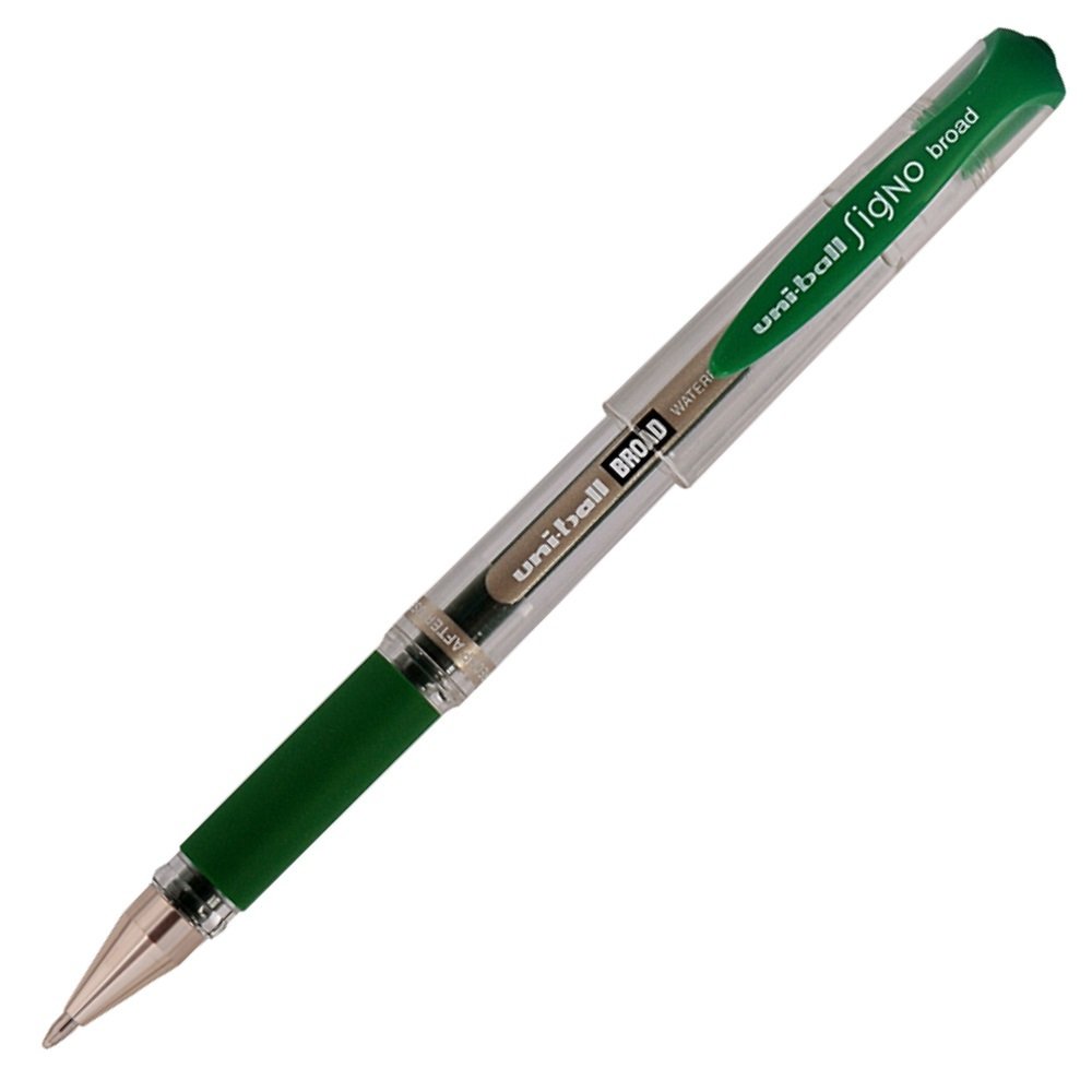 Uniball Um-153 Signo Broad 1.0 mm İmza Kalemi Yeşil