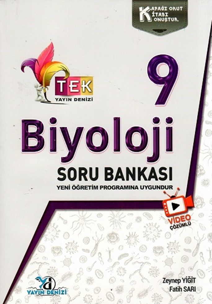 Yayın Denizi 9. Sınıf TEK Serisi Video Çözümlü Biyoloji Soru Bankası