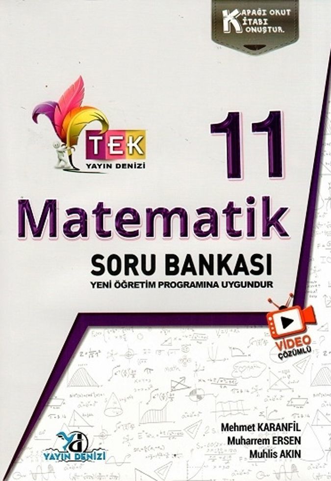 Yayın Denizi 11. Sınıf TEK Serisi Video Çözümlü Matematik Soru Bankası