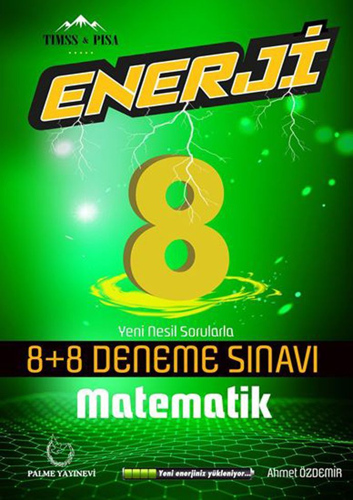 Palme 8.Sınıf Enerji Matematik 8+8 Deneme Sınavı
