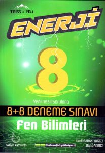 Palme 8.Sınıf Enerji Fen Bilimleri 8+8 Deneme Sınavı