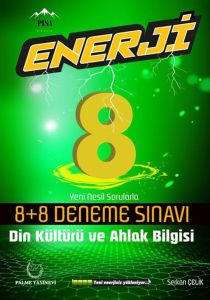 Palme 8.Sınıf Enerji Din Kültürü 8+8 Deneme Sınavı