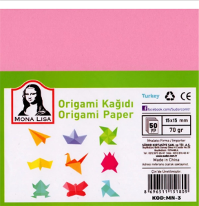 Südor Monalisa Origami Kağıdı 15x15 50 yp.
