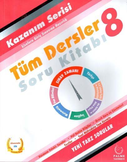 Palme 8.Sınıf Kazanım Tüm Dersler Soru Bankası