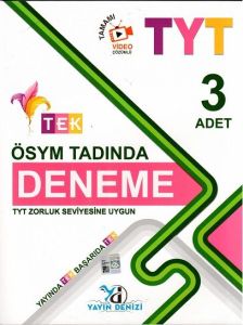 Yayın Denizi TYT Ösym Tadında 3 Tek Serisi Deneme
