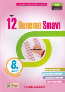 Palme 8.Sınıf Tüm Dersler 12 Deneme Sınavı