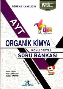 Yayın Denizi AYT TEK Serisi Organik Kimya Konu Özetli Soru Bankası