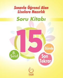Palme 8.Sınıf Lgs 15 Günde Son Tekrar Soru Bankası