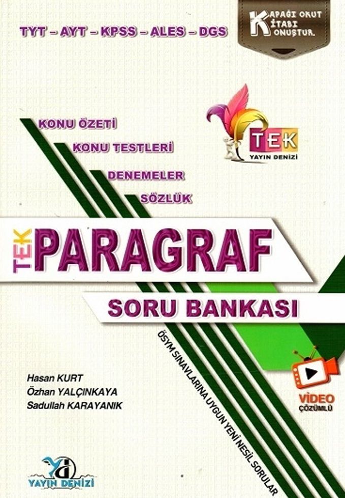Yayın Denizi TEK Serisi Paragraf Soru Bankası