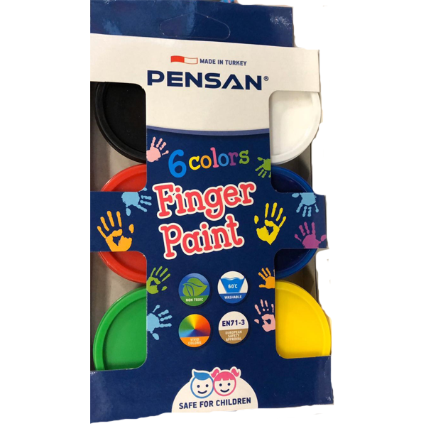 Pensan Parmak Boyası 30 ml 6 Renk