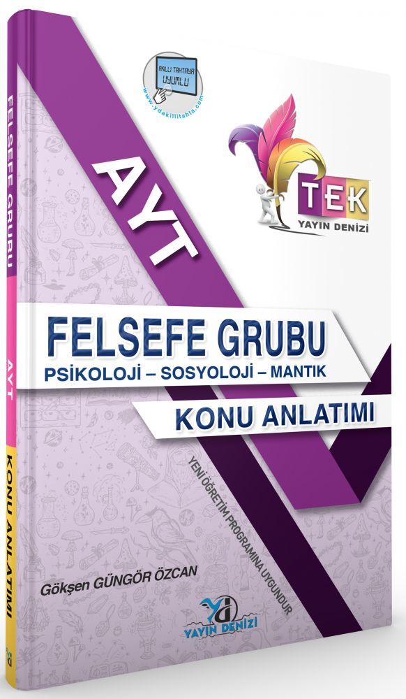 Yayın Denizi AYT TEK Serisi Felsefe Grubu Konu Anlatımlı Cep