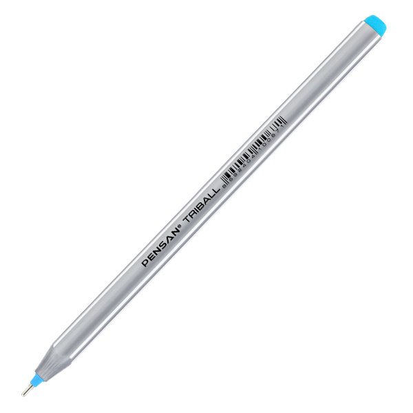 Pensan Tükenmez Kalem Triball 1.0 MM Bilye Uç Turkuaz