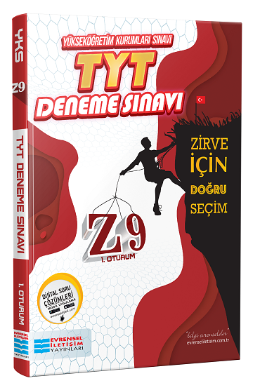 Evrensel İletişim TYT Z9 İLERİ SEVİYE VİDEO ÇÖZÜMLÜ DENEME SINAVI