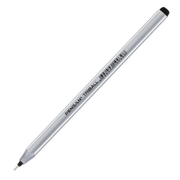 Pensan Tükenmez Kalem Triball 1.0 MM Bilye Uç Siyah