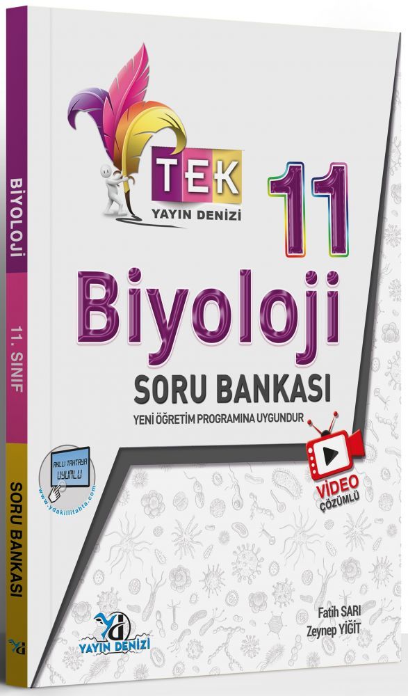 Yayın Denizi 11. Sınıf TEK Serisi Video Çözümlü Biyoloji Soru Bankası